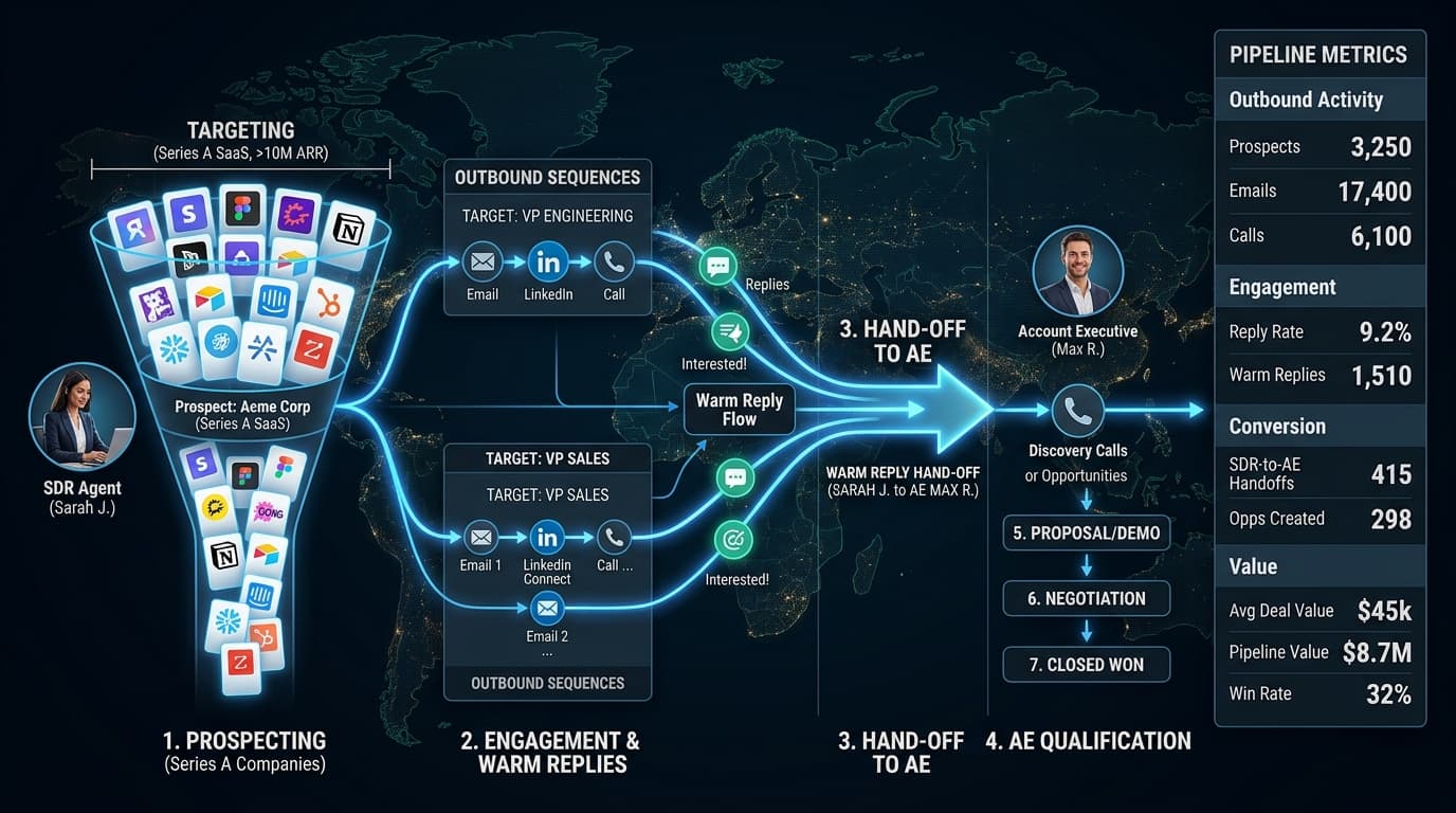 AI outbound for B2B SaaS