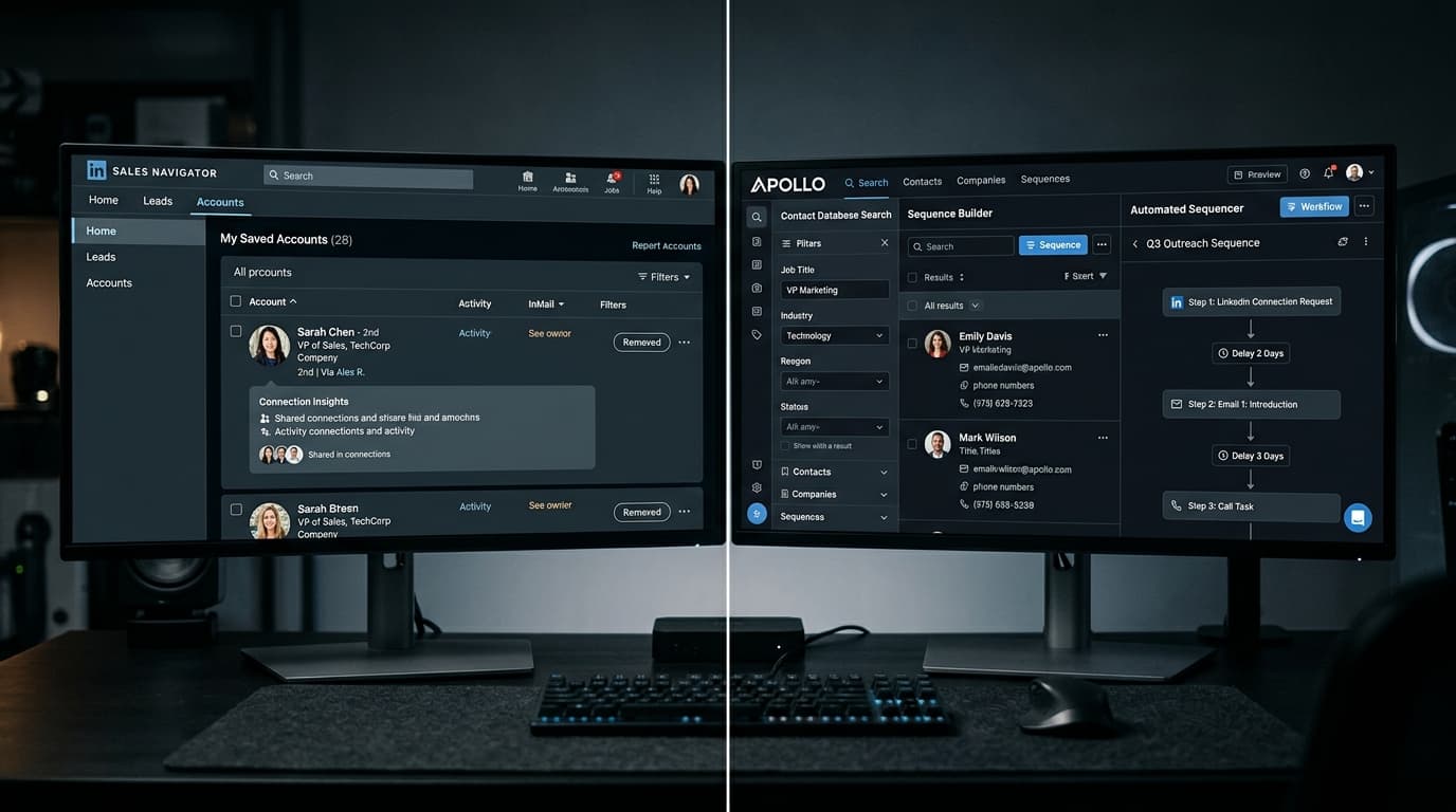 LinkedIn Sales Navigator vs Apollo