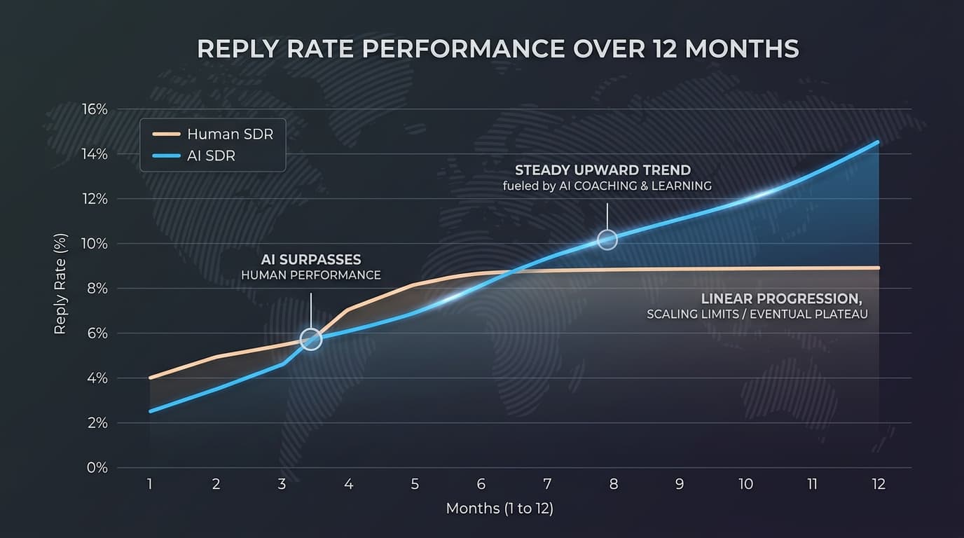 Performance comparison AI SDR