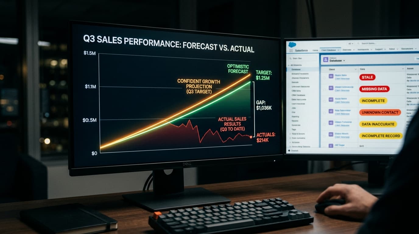B2B sales forecasting is broken at small companies