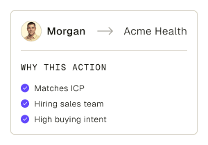 Agent action log with reasoning