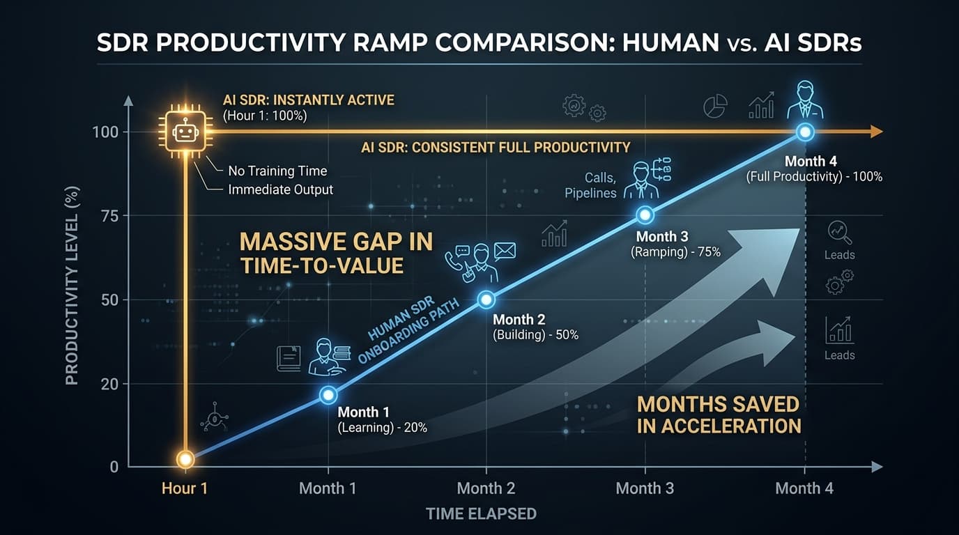 How long does it take to ramp an SDR?
