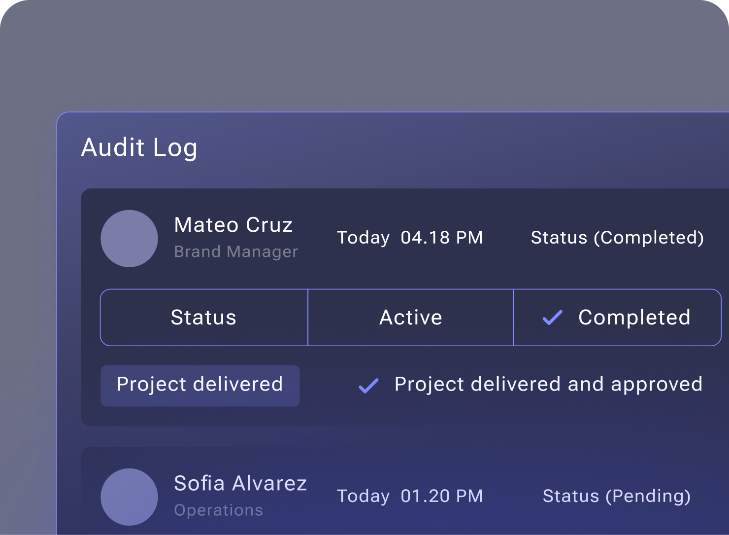 Audit Log image